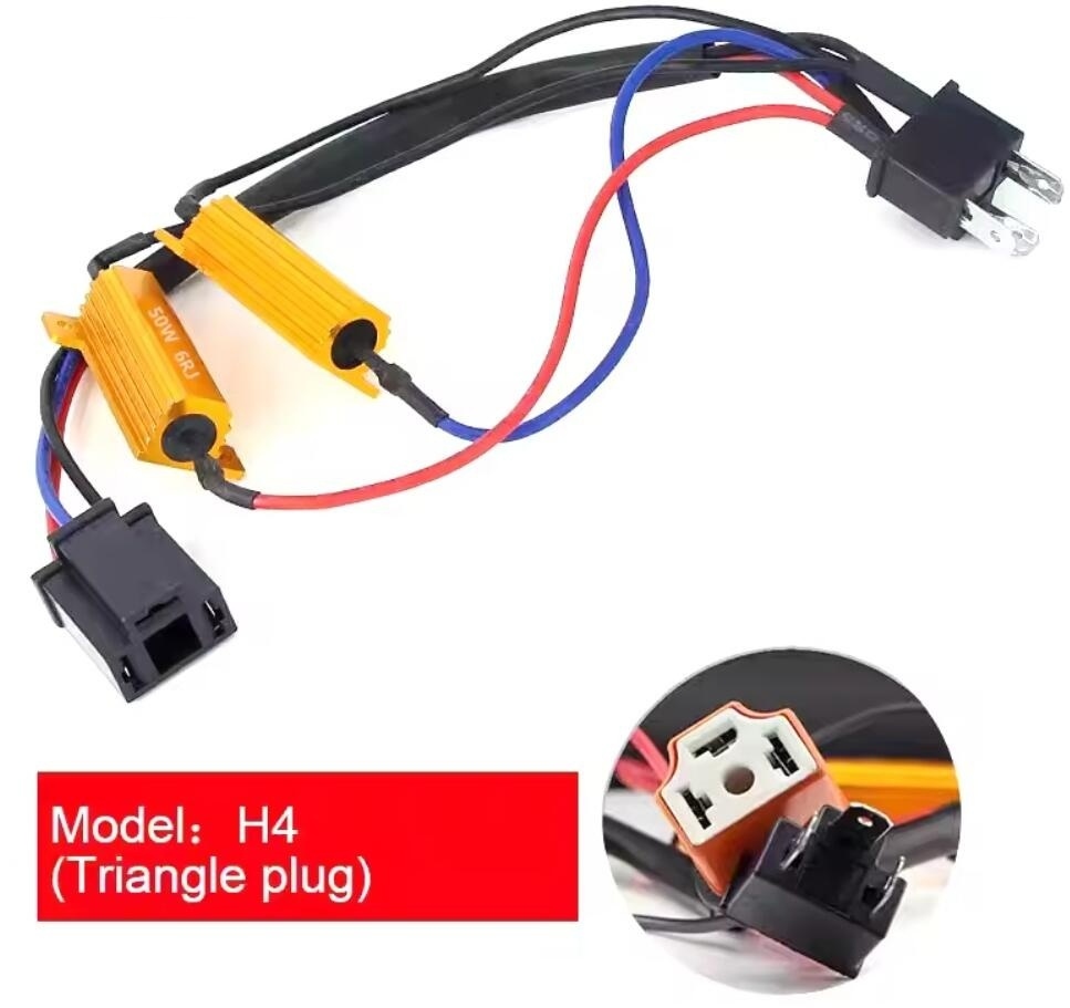 汽车灯专用RX24黄金铝壳电阻